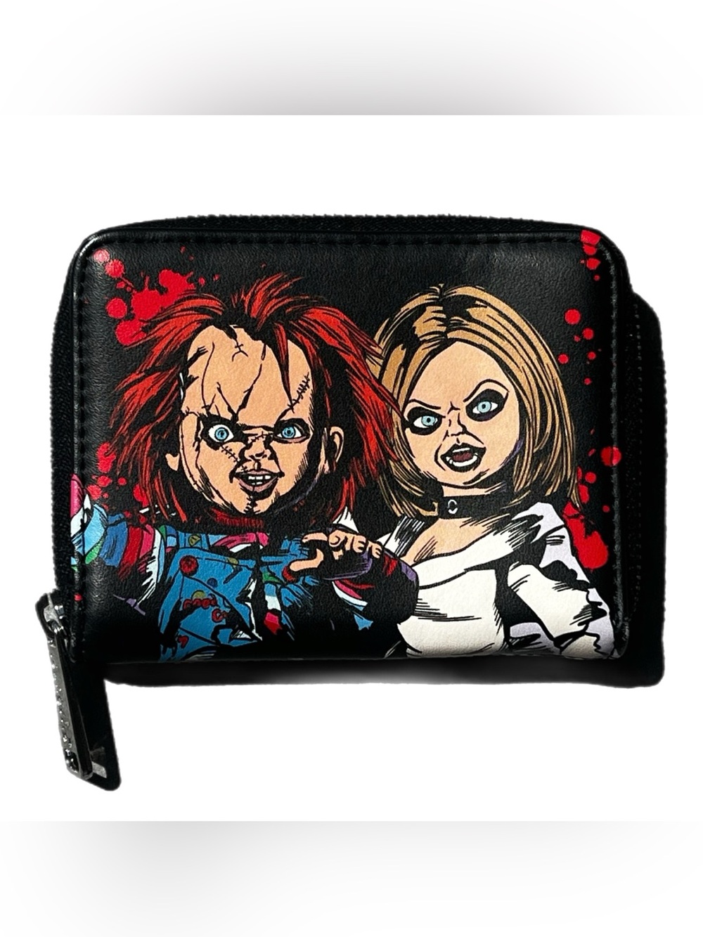 Loungefly Chucky and Tiffany Zip Around Wallet Bride Of Chucky Halloween